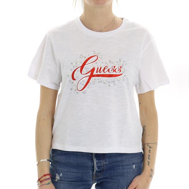 T-SHIRT SS CN LEONTINA TEE GUESS  - Mad Fashion | img vers.1300x/